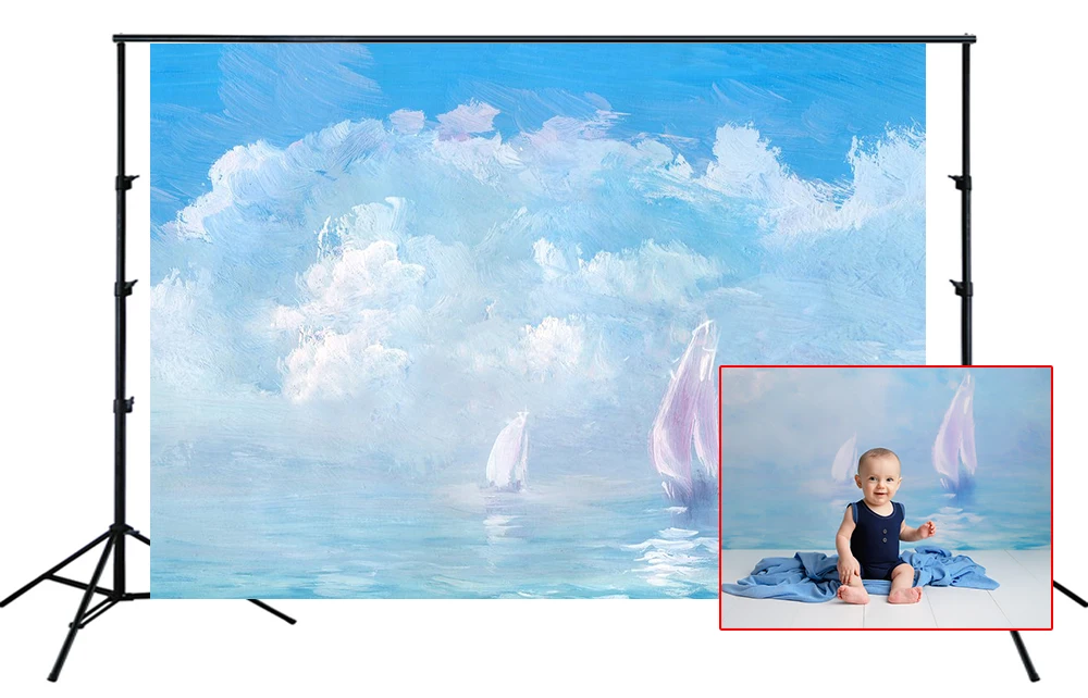 Warm Sea Wash Drawing Backgrounds Blue Watercolor Oil Painting Ocean Seascape Photography Backdrops Sailboat Poster Studio Props
Warm Sea Wash Drawing Backgrounds Blue Watercolor Oil Painting Ocean Seascape Photography Backdrops Sailboat Poster Studio Props