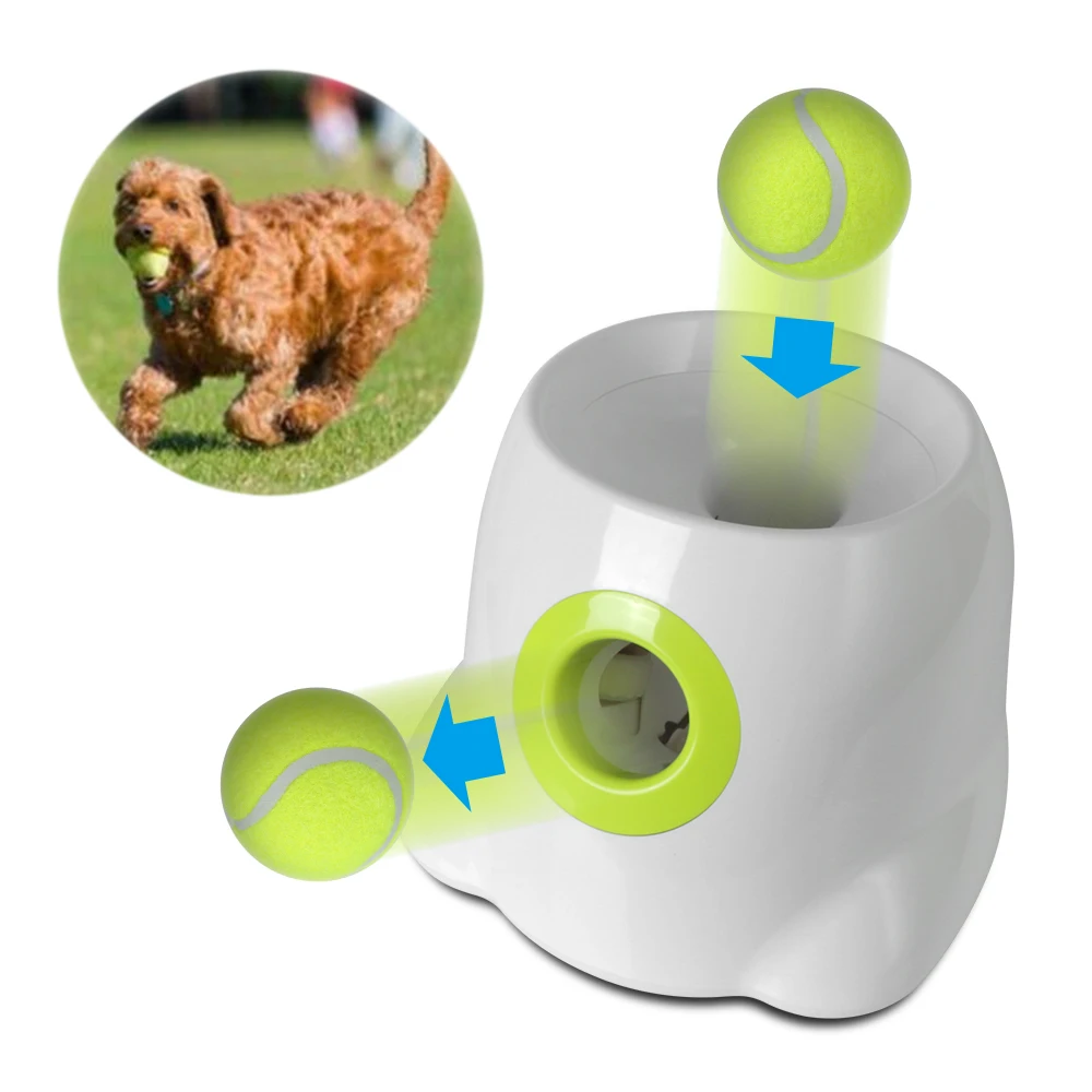 Automatic Dog Toy Balls Launcher Catapult For Dogs Ball Pet Toys 3/6/9M Section Emission with 3 Balls Balls Throwing Machine
Automatic Dog Toy Balls Launcher Catapult For Dogs Ball Pet Toys 3/6/9M Section Emission with 3 Balls Balls Throwing Machine