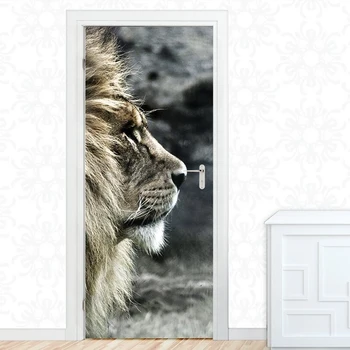 Modern Decal PVC Waterproof Art Animal Lion Home Decoration 3D Print Sticker Self Adhesive Diy Paper for Bedroom Door Sticker
Modern Decal PVC Waterproof Art Animal Lion Home Decoration 3D Print Sticker Self Adhesive Diy Paper for Bedroom Door Sticker