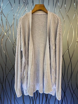 2020 Early Autumn New Women's Irregular Stitching Solid Color Loose Long-Sleeved Cardigan 820
2020 Early Autumn New Women's Irregular Stitching Solid Color Loose Long-Sleeved Cardigan 820