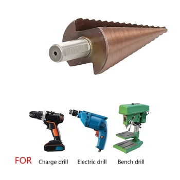 3 Pieces HSS Metal Step Drill Bit Sets Woodworking Power Tools M35 Drill Conductor Triangular Handle Taper Metric High Quality
3 Pieces HSS Metal Step Drill Bit Sets Woodworking Power Tools M35 Drill Conductor Triangular Handle Taper Metric High Quality