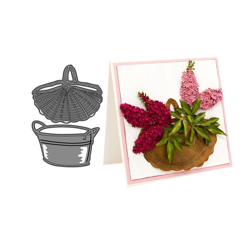 Metal Cutting Dies for Scrapbooking Flowers Basket Craft Die Cut Album Stencil Paper Card Make Template Decoration 2020 New Dies
Metal Cutting Dies for Scrapbooking Flowers Basket Craft Die Cut Album Stencil Paper Card Make Template Decoration 2020 New Dies