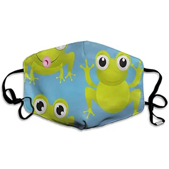 grenouille Reusable Face Mask PM2.5 Filter Anti-Dust Pollution Protective Cartoon Animal Kid Adult Washable mascherina lavabile
grenouille Reusable Face Mask PM2.5 Filter Anti-Dust Pollution Protective Cartoon Animal Kid Adult Washable mascherina lavabile