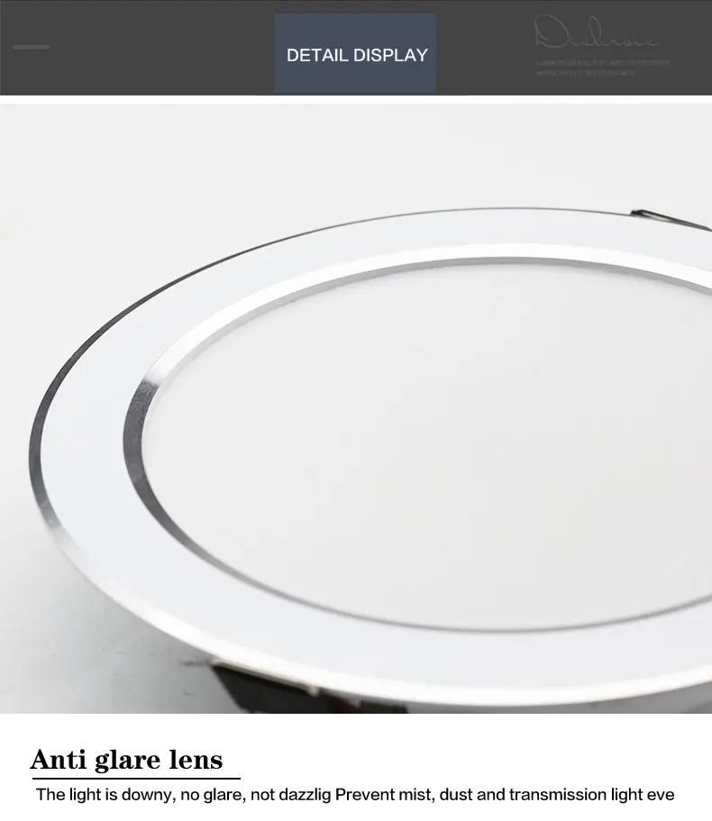 Led Downlight Round Ceiling Lighting Recessed Spot Waterproof Industrial Modern Mortise Lights Panel Spotlights Indoor Lamp
