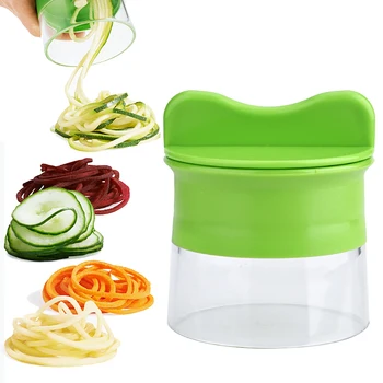 

Handheld Spiral Grater Cutter Vegetable Carrot Potato Cucumber Fruit Slicer Salad Noodle Spaghetti Zucchini Blade Spiralizer