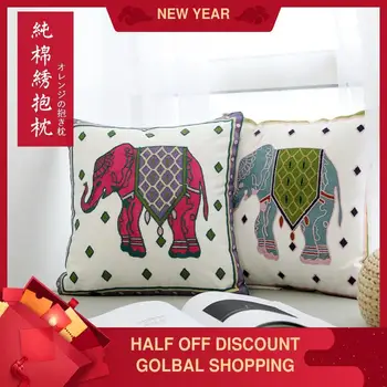 New Pillow Case Cute Embroidery Cartoon Cotton Sofa Cushion Bedroom Bed Pillow without Pillow Core
New Pillow Case Cute Embroidery Cartoon Cotton Sofa Cushion Bedroom Bed Pillow without Pillow Core