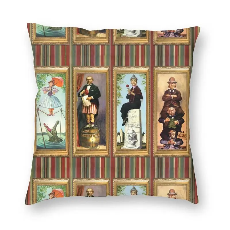 Haunted Mansion Stretching Pillow Case 45x45cm for Living Room Luxury Cushion Cover Velvet Pillowcase | Дом и сад