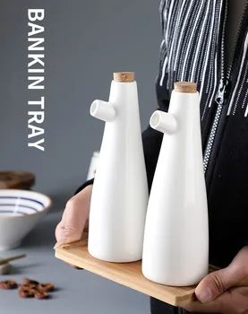 Kitchen Porcelain Herb&Spice Olive Oil Pot Soy Sauce Vinegar Seasoning Can Oil Bottle Kitchen Cooking Tools Storage Bottles 
Kitchen Porcelain Herb&Spice Olive Oil Pot Soy Sauce Vinegar Seasoning Can Oil Bottle Kitchen Cooking Tools Storage Bottles