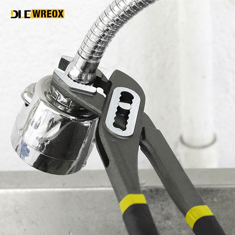 DELI 8" 10" 12"Water Pump Pliers Plumber Plumbing Combination Tools Universal Wrench Pipe Wrench Grip Pipe Pliers
DELI 8" 10" 12"Water Pump Pliers Plumber Plumbing Combination Tools Universal Wrench Pipe Wrench Grip Pipe Pliers