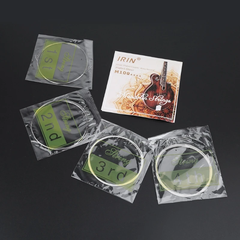 8pcs/set M100 Mandolin String Steel Silver-Plated Copper Alloy Wound (.010-.034) M7DC
8pcs/set M100 Mandolin String Steel Silver-Plated Copper Alloy Wound (.010-.034) M7DC