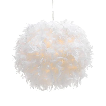White Feather Chandelier Lampshade for The Living Room Dining Room Bedroom Floor Lamp and Table Lamp Feather Lampshade 
White Feather Chandelier Lampshade for The Living Room Dining Room Bedroom Floor Lamp and Table Lamp Feather Lampshade