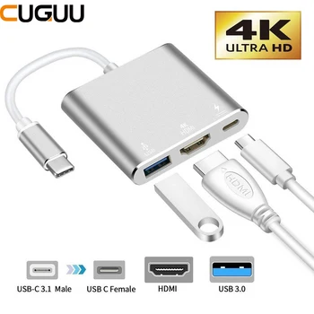 USB C to HDMI Adapter Type-C to USB 3.1 Converter 3-IN-1 Cable Hub 1080P 4K HD Adapter for Phone Tablet Laptop TV PC Monitor
USB C to HDMI Adapter Type-C to USB 3.1 Converter 3-IN-1 Cable Hub 1080P 4K HD Adapter for Phone Tablet Laptop TV PC Monitor