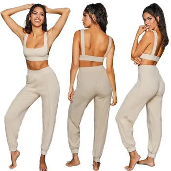 Women's Suit New Yoga Sexy Sports Top Shirt with Narrow Straps Slim Pants Two-Piece Set 2 piece outfits for women
Women's Suit New Yoga Sexy Sports Top Shirt with Narrow Straps Slim Pants Two-Piece Set 2 piece outfits for women