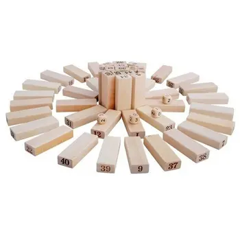 Giant Toppling Timbers Wooden Blocks Game Stacking Blocks Stacking Tower for a Fun Outdoor Lawn Yard Game - 54 Pieces Hot!
Giant Toppling Timbers Wooden Blocks Game Stacking Blocks Stacking Tower for a Fun Outdoor Lawn Yard Game - 54 Pieces Hot!
