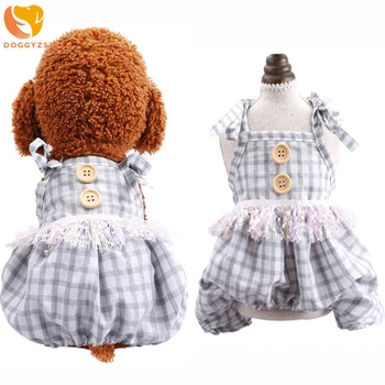 Summer Pet Dog Jumpsuit Cute Plaid Dog Clothes Soft Cotton Four Leggs Puppy Cat Clothing Shih Tzu Overalls Pajamas Pants Xs-XL
Summer Pet Dog Jumpsuit Cute Plaid Dog Clothes Soft Cotton Four Leggs Puppy Cat Clothing Shih Tzu Overalls Pajamas Pants Xs-XL