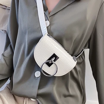 Stone pattern Mini Saddle bag 2020 Fashion New High quality PU Leather Women's Designer Handbag Chain Shoulder Messenger Bag
Stone pattern Mini Saddle bag 2020 Fashion New High quality PU Leather Women's Designer Handbag Chain Shoulder Messenger Bag