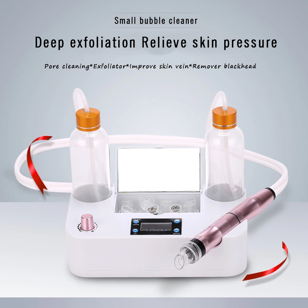 Small Bubbles Beauty Device Suction Blackhead Removal Vacuum Moisturizing Micro Bubble Oxygen injection Machine for Home Use
Small Bubbles Beauty Device Suction Blackhead Removal Vacuum Moisturizing Micro Bubble Oxygen injection Machine for Home Use