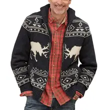 70% Dropshipping!! Knitted Coat Elk Pattern Christmas Warm Stand Collar Thick Male Sweater Jacket for Winter
70% Dropshipping!! Knitted Coat Elk Pattern Christmas Warm Stand Collar Thick Male Sweater Jacket for Winter