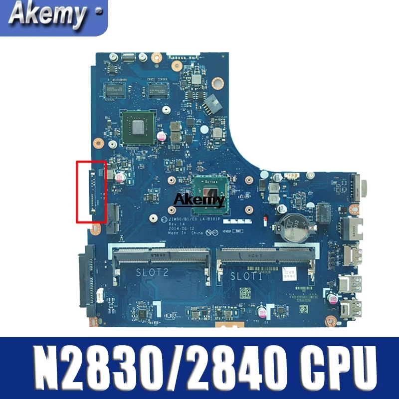 ZIWB0/B1/E0 LA-B101P For Lenovo B50-30 N50-30 Motherboard N2830/N2840 CPU LA-B101P Rev: 1A motherboard Test
ZIWB0/B1/E0 LA-B101P For Lenovo B50-30 N50-30 Motherboard N2830/N2840 CPU LA-B101P Rev: 1A motherboard Test