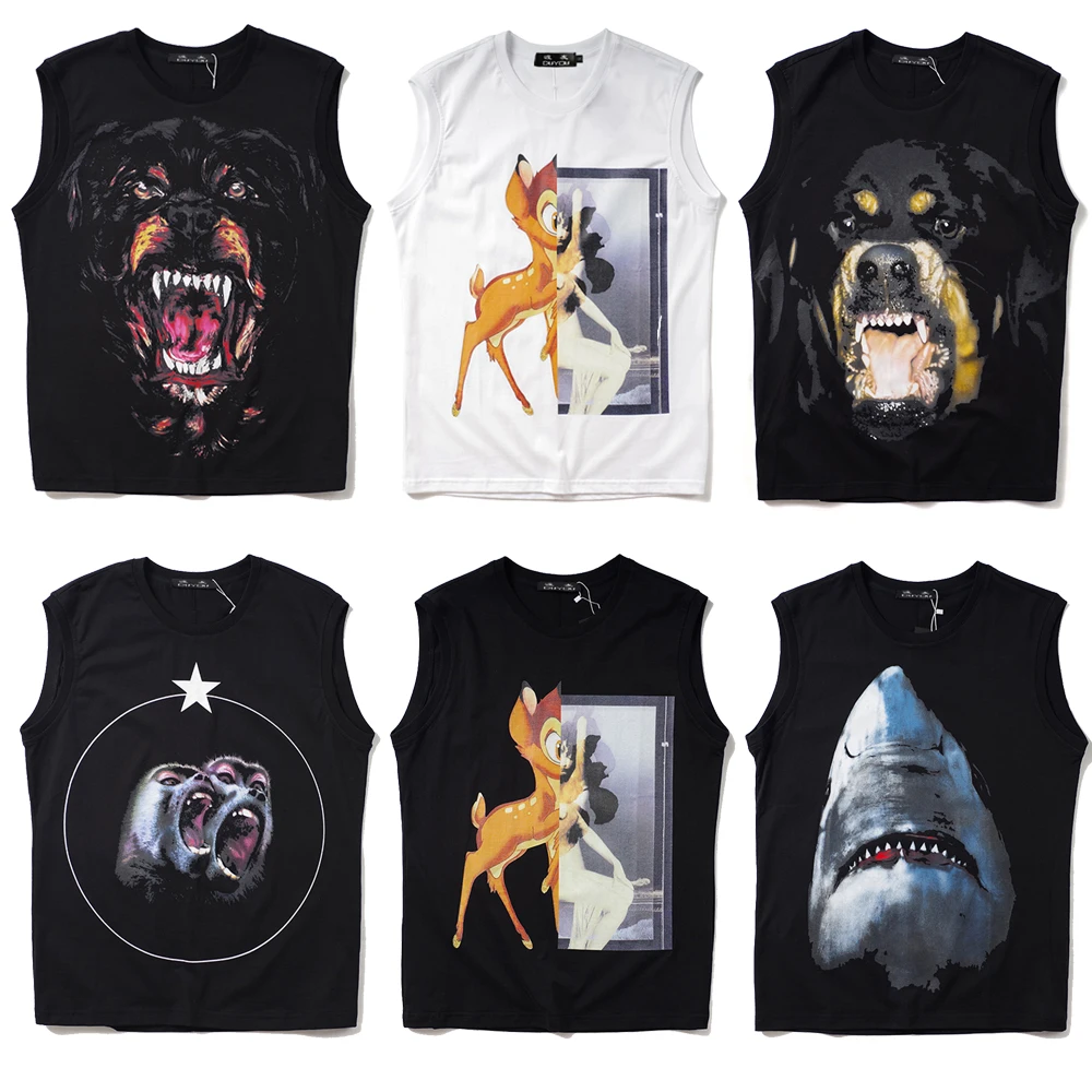 DUYOU Cartoon Animal Print Men Tank Tops Shirts Funny Sleeveless Vest Summer Women Hip Hop Casual Streetwear Tank Top Tees Male
DUYOU Cartoon Animal Print Men Tank Tops Shirts Funny Sleeveless Vest Summer Women Hip Hop Casual Streetwear Tank Top Tees Male