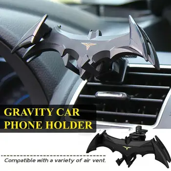 

Batman Air Vent Clip Mount Mobile Cell Stand Smartphone Gravity Car Holder For Phone GPS Support Anti-Scratch Cradle Accessories