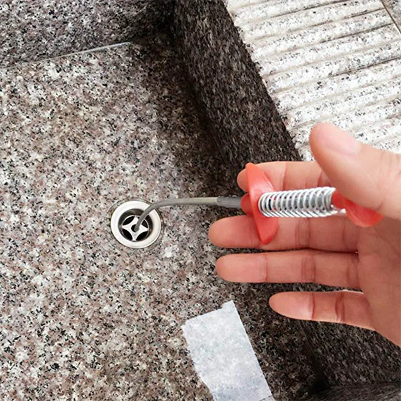 Metal Wire Spring Pipe Dredging Tools Home Drain Sewer Dredge Pipe Cleaning Brushes Kitchen Bathroom Sink Cleaning Accessories
Metal Wire Spring Pipe Dredging Tools Home Drain Sewer Dredge Pipe Cleaning Brushes Kitchen Bathroom Sink Cleaning Accessories