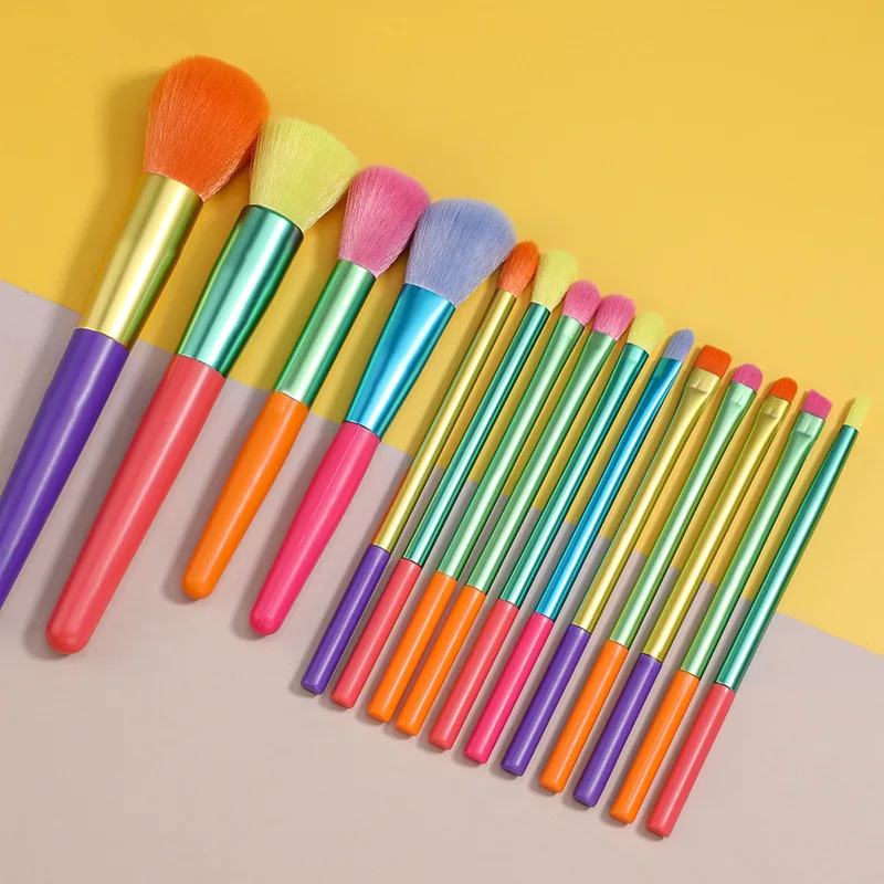 15pcs Colorful Makeup Brushes Set Face Beauty Makeup Tools Professional Foundation Powder Eye Shadow Blush Brushes Cosmetics Set
15pcs Colorful Makeup Brushes Set Face Beauty Makeup Tools Professional Foundation Powder Eye Shadow Blush Brushes Cosmetics Set