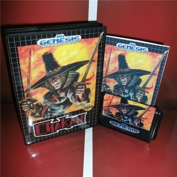 Chakan US Cover with Box and Manual For Sega Megadrive Genesis Video Game Console 16 bit MD card
Chakan US Cover with Box and Manual For Sega Megadrive Genesis Video Game Console 16 bit MD card