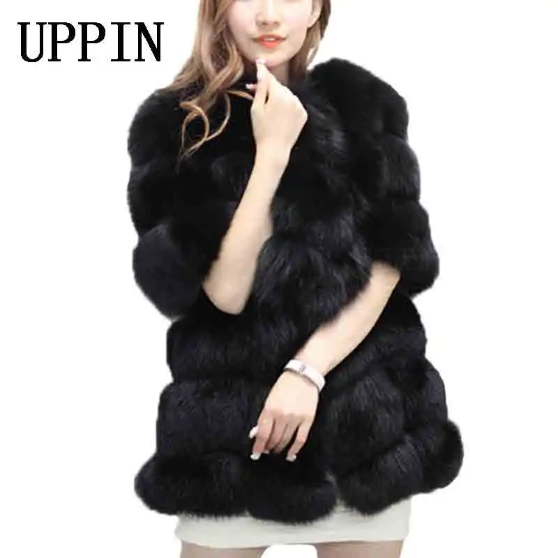 UPPIN 2019 Winter Fashion Fox Fur Coat Middle-long Faux Fur Coat Large Size 6xl Women Spliced Overcoat Female
UPPIN 2019 Winter Fashion Fox Fur Coat Middle-long Faux Fur Coat Large Size 6xl Women Spliced Overcoat Female