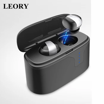 LEORY TWS Wireless bluetooth 5.0 Earphone Smart Touch Auto Pairing Earbuds Dual Noise Cancelling HiFi Headset with Mic
LEORY TWS Wireless bluetooth 5.0 Earphone Smart Touch Auto Pairing Earbuds Dual Noise Cancelling HiFi Headset with Mic