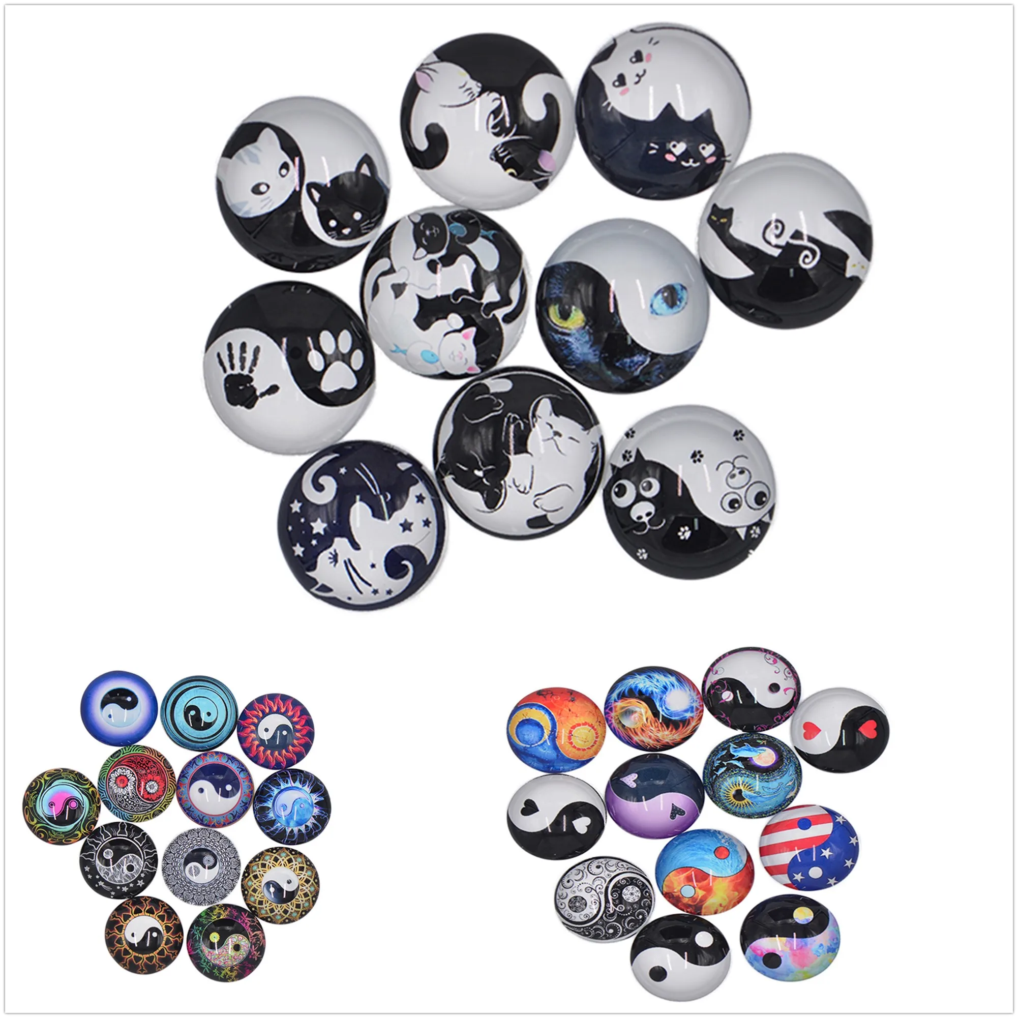 24 pcs/lot high quality mix 8-20mm round chinoisure tai chi glass recave corner flat back photo relief DIY accessories
24 pcs/lot high quality mix 8-20mm round chinoisure tai chi glass recave corner flat back photo relief DIY accessories
