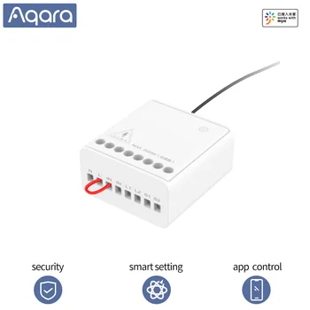 Aqara Relay module Switch Two-way control Wireless Controller 2 channels zigbee switch wifi Mihome app smart homekits
Aqara Relay module Switch Two-way control Wireless Controller 2 channels zigbee switch wifi Mihome app smart homekits