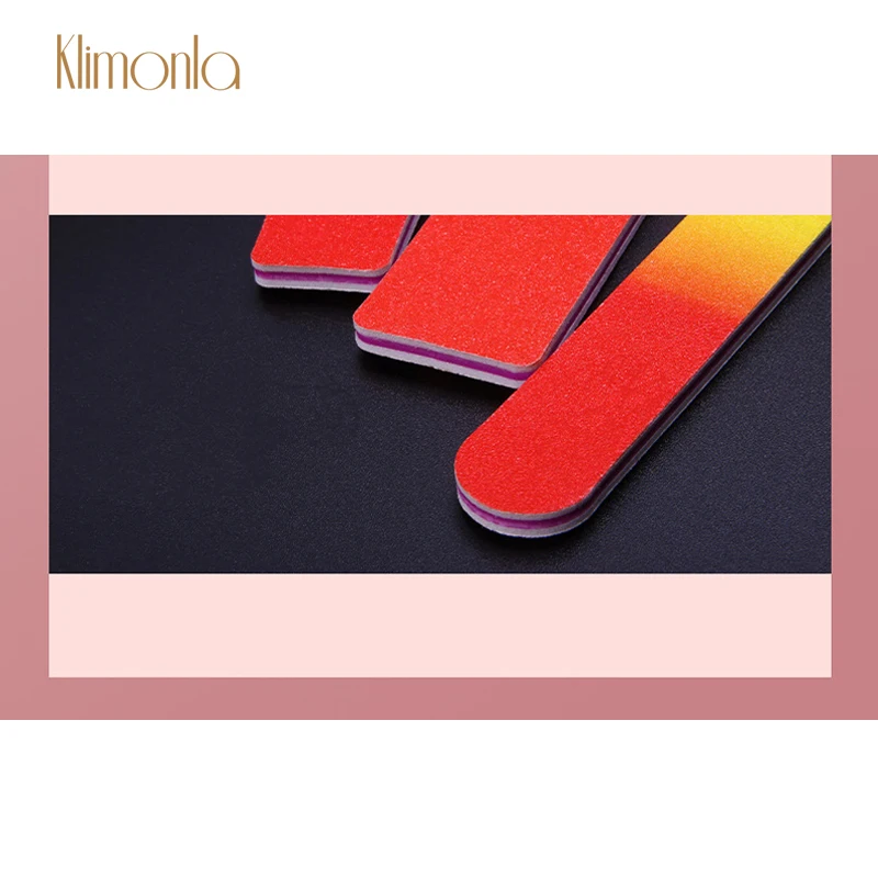 Rainbow 10Pcs/Lot Professional Design Nail File 100/180 Grit Half Moon /Strip/Bend Shape Ongle Polishing Pedicure Nail Art Tool
Rainbow 10Pcs/Lot Professional Design Nail File 100/180 Grit Half Moon /Strip/Bend Shape Ongle Polishing Pedicure Nail Art Tool