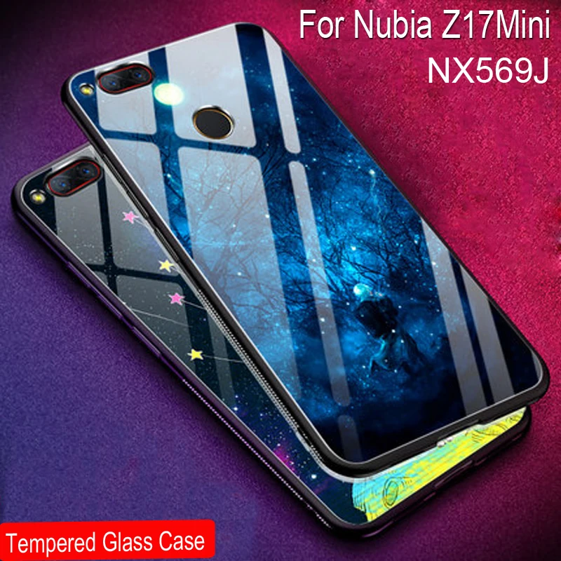 Tempered Glass Case For Nubia Z17Mini NX569J Silicone soft Back Cover Z17 Mini NX569J Starry Pattern Phone Cases Shell
Tempered Glass Case For Nubia Z17Mini NX569J Silicone soft Back Cover Z17 Mini NX569J Starry Pattern Phone Cases Shell