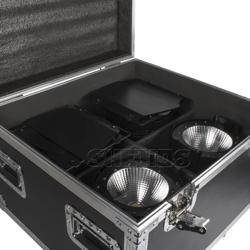Shehds Flight Case 4 Pieces 4/6IN1 Warm/Cool 100W One Eye Fixed plug COB Par Light & 200W One Eye Aviation plug Led light
Shehds Flight Case 4 Pieces 4/6IN1 Warm/Cool 100W One Eye Fixed plug COB Par Light & 200W One Eye Aviation plug Led light