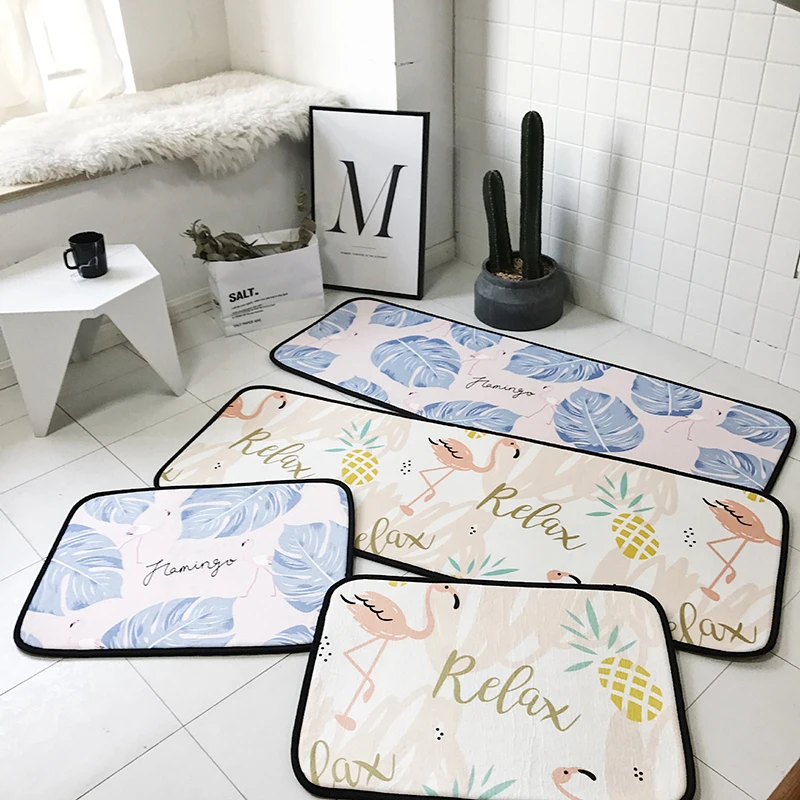 Simanfei Floor Mat Soft Flannel Rectangle Washable Anti-slip Carpet Rug Kitchen Bedroom Living Room Door Mats Home Decoration 
Simanfei Floor Mat Soft Flannel Rectangle Washable Anti-slip Carpet Rug Kitchen Bedroom Living Room Door Mats Home Decoration