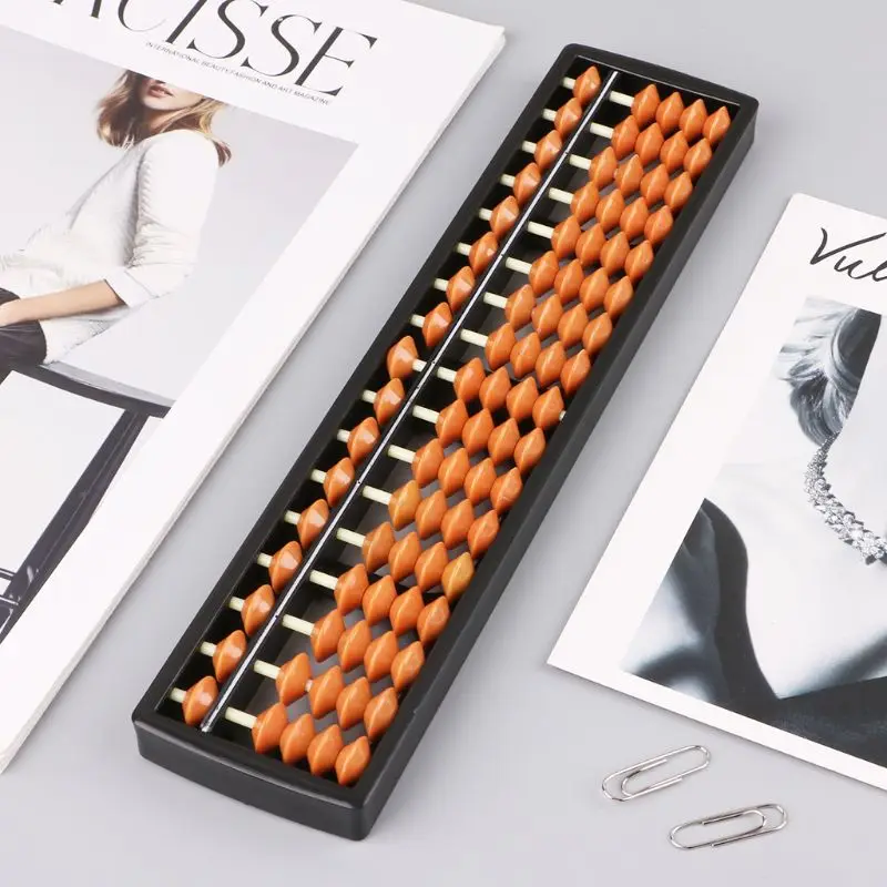 17 Digit Rods Standard Abacus Soroban Chinese Japanese Calculator Counting Tool Mathematics Beginners
17 Digit Rods Standard Abacus Soroban Chinese Japanese Calculator Counting Tool Mathematics Beginners