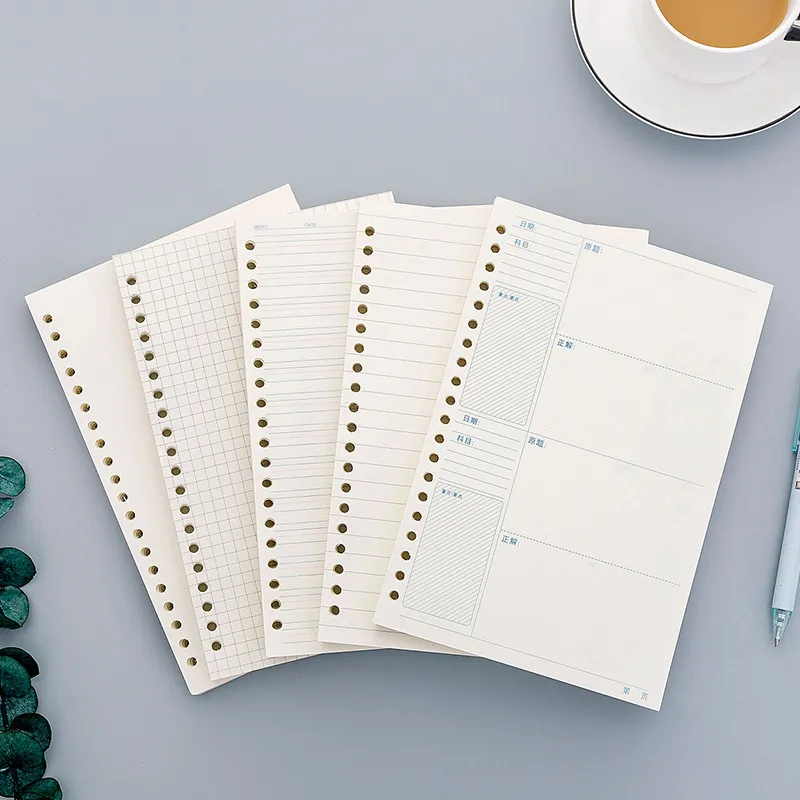 A5 Loose Leaf Paper Refill Notebook Spiral Binder Planner Core Paper Line Blank Grid Inside Paper Weekly Monthly Plan List DIY
A5 Loose Leaf Paper Refill Notebook Spiral Binder Planner Core Paper Line Blank Grid Inside Paper Weekly Monthly Plan List DIY