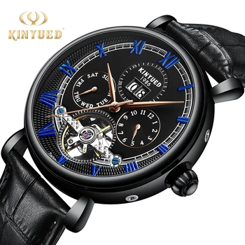KINYUED Mechanical Watch Men Tourbillon Automatic Top Brand Luxury Business Mens Watches Calendar Male Clock Montre Homme New
KINYUED Mechanical Watch Men Tourbillon Automatic Top Brand Luxury Business Mens Watches Calendar Male Clock Montre Homme New