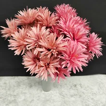 

70CM Artificial Multicolor Chrysanthemum Silk Cloth Wedding Plant DIY Flower Arrangement Material Hotel Party New Year Home Deco