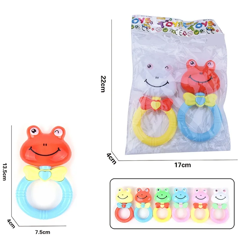 New Style Toy Educational Early Childhood Infants Cartoon Frog Hand Rattle Newborns Baby Rattle Stall Hot Selling
New Style Toy Educational Early Childhood Infants Cartoon Frog Hand Rattle Newborns Baby Rattle Stall Hot Selling