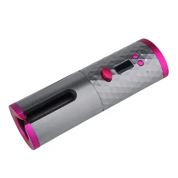 Cordless Hair Curler Automatic Curling Iron 6 Adjustable Temperature Fast Heating Ceramic LCD Display W/ Timer USB Rechargeable
Cordless Hair Curler Automatic Curling Iron 6 Adjustable Temperature Fast Heating Ceramic LCD Display W/ Timer USB Rechargeable