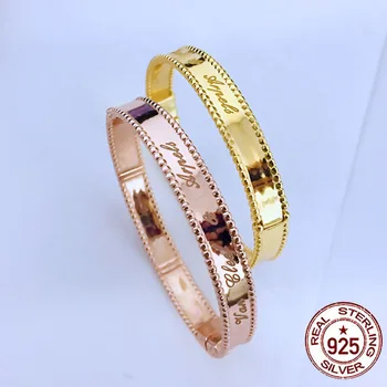 925 sterling silver bracelet personalized fashion four-leaf clover signature bracelet style new jewelry girlfriend gift hot
925 sterling silver bracelet personalized fashion four-leaf clover signature bracelet style new jewelry girlfriend gift hot