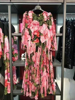 100% Silk Dress Floral Print Dress Boho Woman Dress Fashion Long Sleeve Dress
100% Silk Dress Floral Print Dress Boho Woman Dress Fashion Long Sleeve Dress