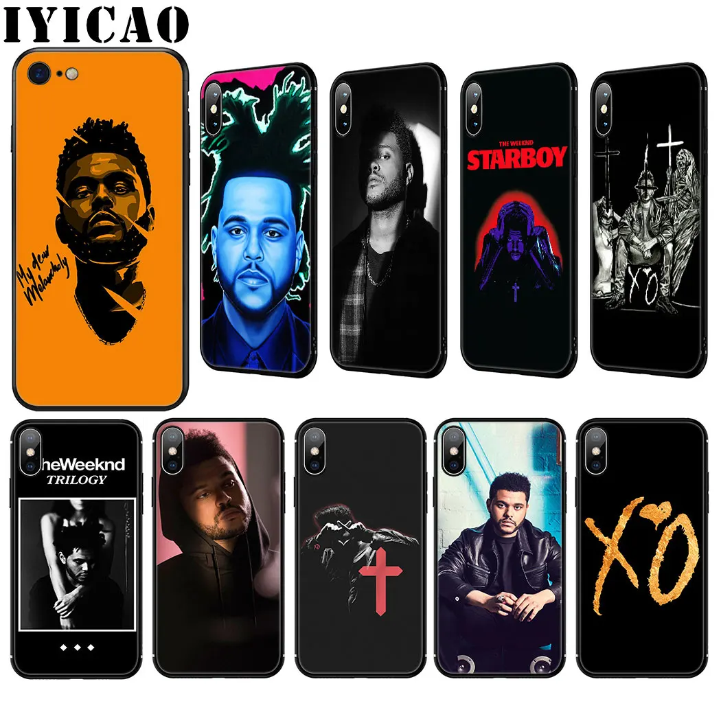 Мягкий силиконовый чехол Weeknd для iPhone 11 Pro Max XR X XS 8 7 6 6S Plus 5 5S SE|Бамперы| |