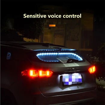 Car Rear Glass Window RGB Atmosphere Flexible-Strip Light Kit Music Voice Control Auto Interior Led Decoration Warning Lamps 
Car Rear Glass Window RGB Atmosphere Flexible-Strip Light Kit Music Voice Control Auto Interior Led Decoration Warning Lamps