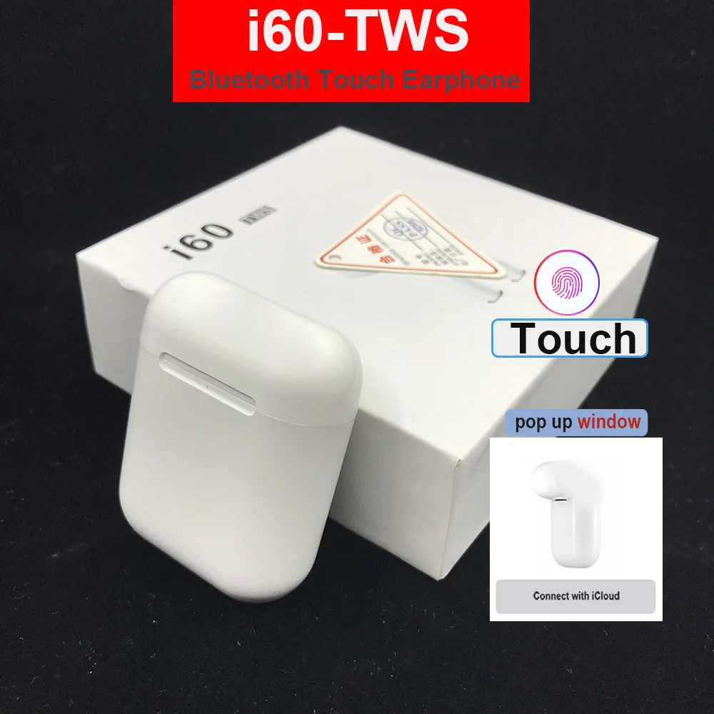 2019 i60 TWS Touch Key Mini Wireless Earphone Bluetooth 5.0 Headset for Android xiaomi Iphone PK i10 i20 i30 i80 tws
2019 i60 TWS Touch Key Mini Wireless Earphone Bluetooth 5.0 Headset for Android xiaomi Iphone PK i10 i20 i30 i80 tws