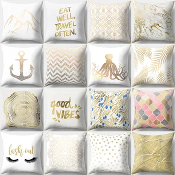 Cute Cartoon Gold Color Print Cushion Cover Polyester Decorative for Sofa Seat Soft Throw Pillow Case Cover 45x45cm Home Decor
Cute Cartoon Gold Color Print Cushion Cover Polyester Decorative for Sofa Seat Soft Throw Pillow Case Cover 45x45cm Home Decor