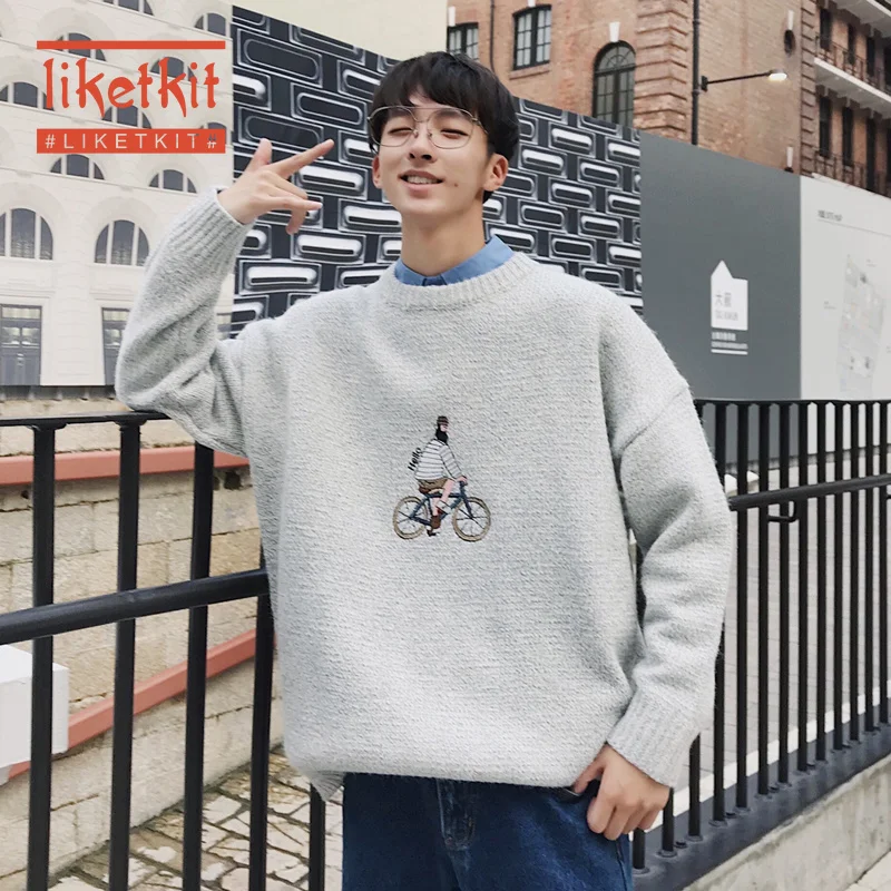 Liketkit Men's Casual Sweaters 2019 Man O-Neck Pattern Printed Solid Sweater Male Funny Oversize Autumn Winter Knitted Pullovers
Liketkit Men's Casual Sweaters 2019 Man O-Neck Pattern Printed Solid Sweater Male Funny Oversize Autumn Winter Knitted Pullovers