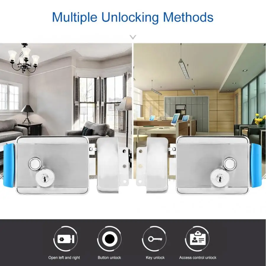 Stainless Steel Electronic Lock Door Access Control Video Doorbell Intercom (Right Front) Home Security Accessories
Stainless Steel Electronic Lock Door Access Control Video Doorbell Intercom (Right Front) Home Security Accessories